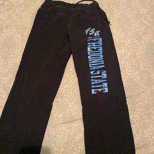 College sweat pants